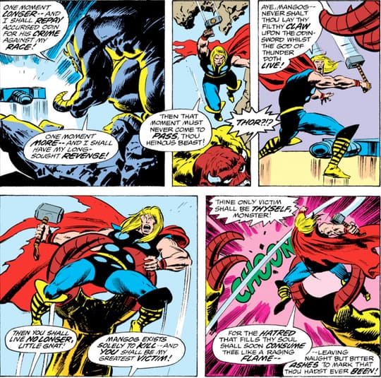 What are some noteworthy feats that Thor has done in the comics