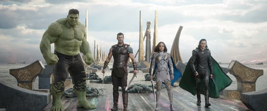 Thor, Hulk, Valkyrie, & Loki