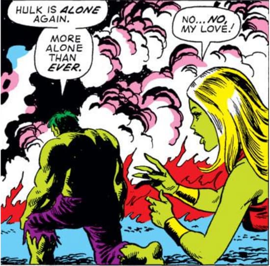 Hulk feeling alone