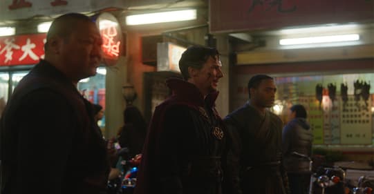 Doctor Strange (Stephen Strange) and Wong