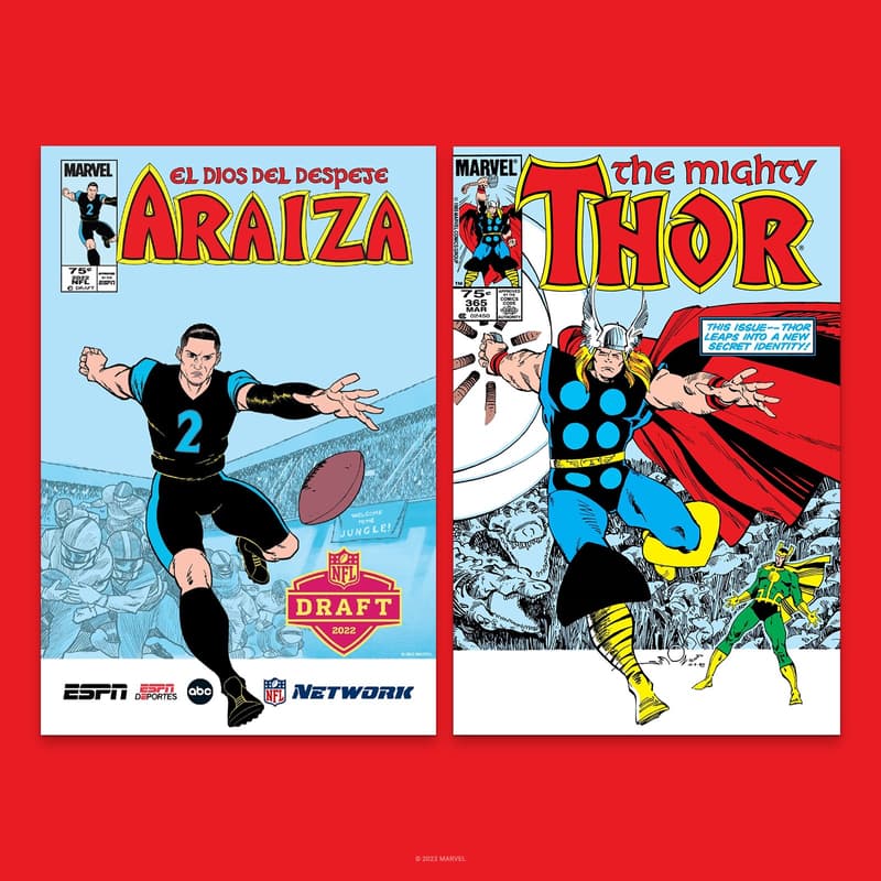 ESPN, Marvel team up to make comic book covers of NFL Draft