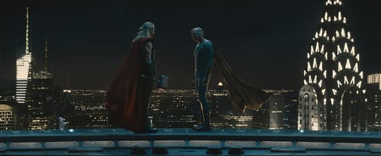 Vision and Thor (Thor Odinson)