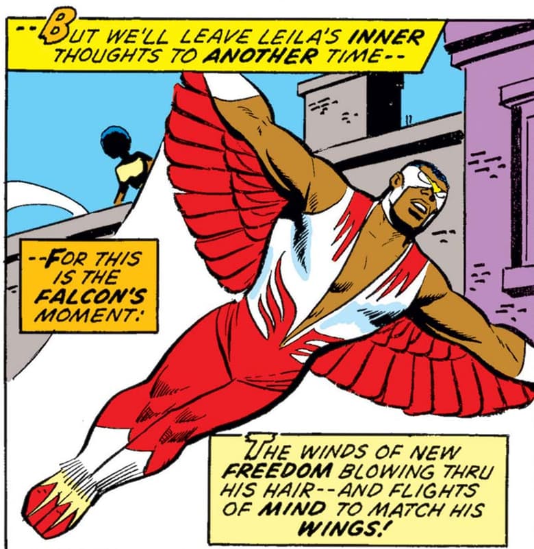 Falcon gets his wings.