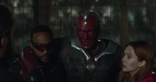 Falcon, Vision and Scarlet Witch