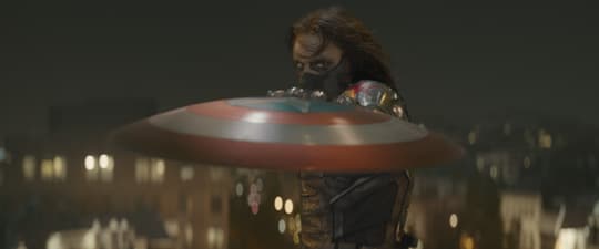 Winter Soldier (Bucky Barnes) and his metallic arm