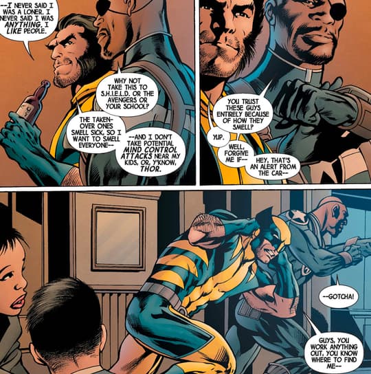 Nick Fury Jr. & Wolverine