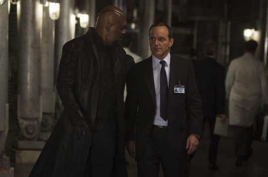 Nick Fury and Phil Coulson