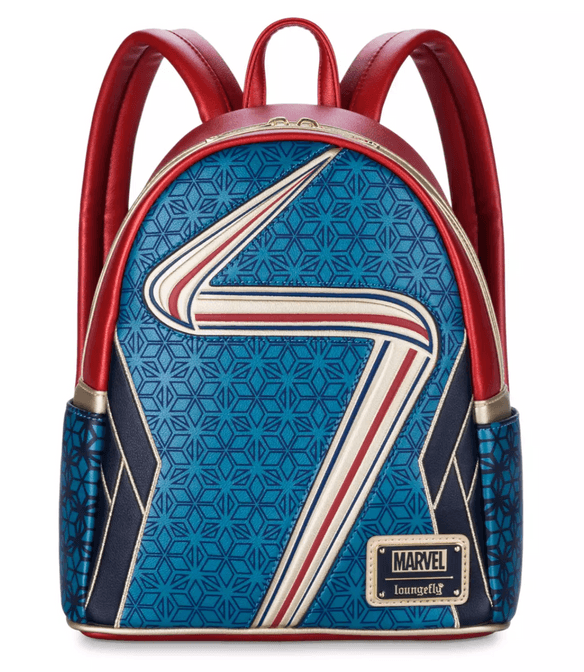 Ms. Marvel backpack / shop it <a href=https://www.shopdisney.com/ms.-marvel-loungefly-mini-backpack-420146525418.html>here</a>