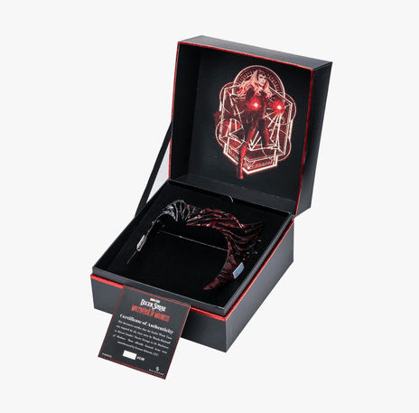 Scarlet Witch Tiara / shop it <a href=https://www.gamestop.com/collectibles/replicas/products/dr-strange-multiverse-of-madness-wanda-tiara-gamestop-exclusive/11165795.html>here</a>