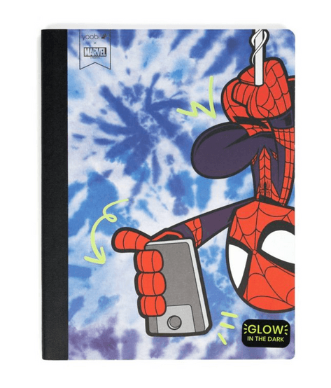 Spider-Man Yoobi Notebook  / shop it <a href=https://www.target.com/p/2pk-writing-set-eraser-38-pencil-sharpener-spider-man-yoobi-8482/-/A-81582501>here</a>