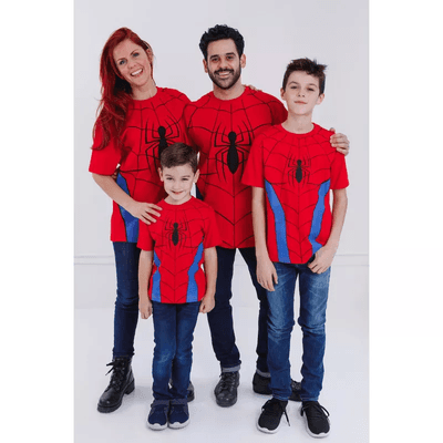 Marvel Spider-Man Miles Morales Spider-Gwen Ghost Spider Matching Family Cosplay T-Shirt Toddler