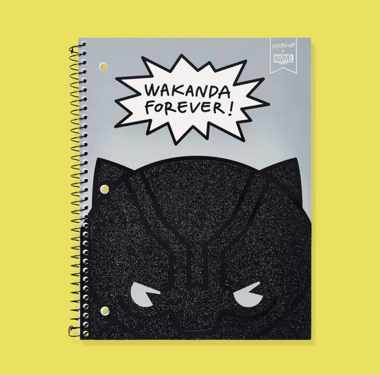 Yoobi X Marvel College Ruled 8 x 10.5” Spiral Notebook Set