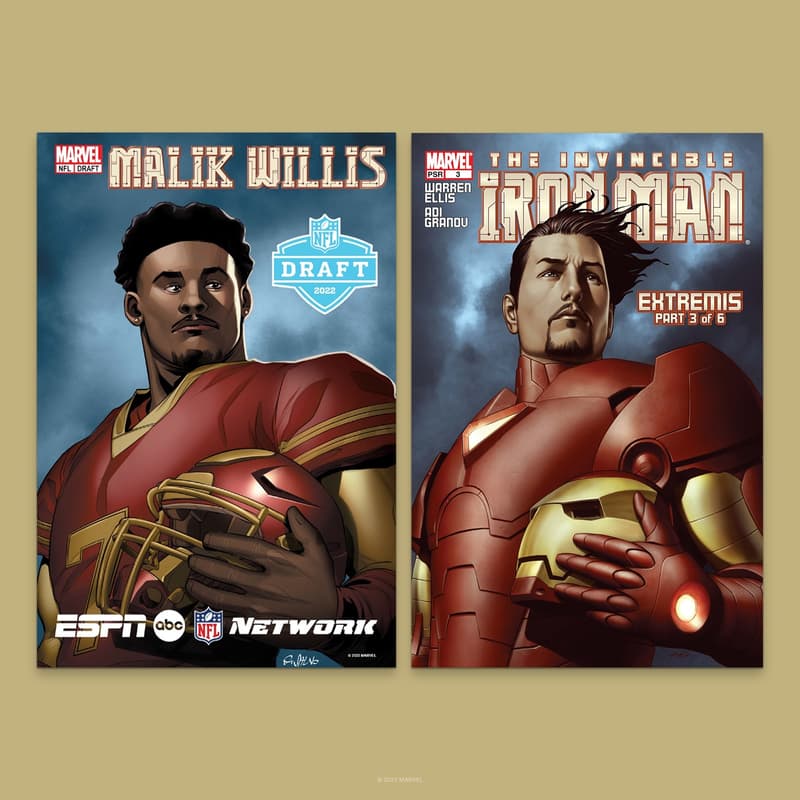 ESPN, Marvel team up to make comic book covers of NFL Draft