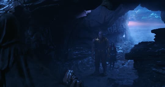 Gamora & Thanos on Vormir looking for the Soul Stone