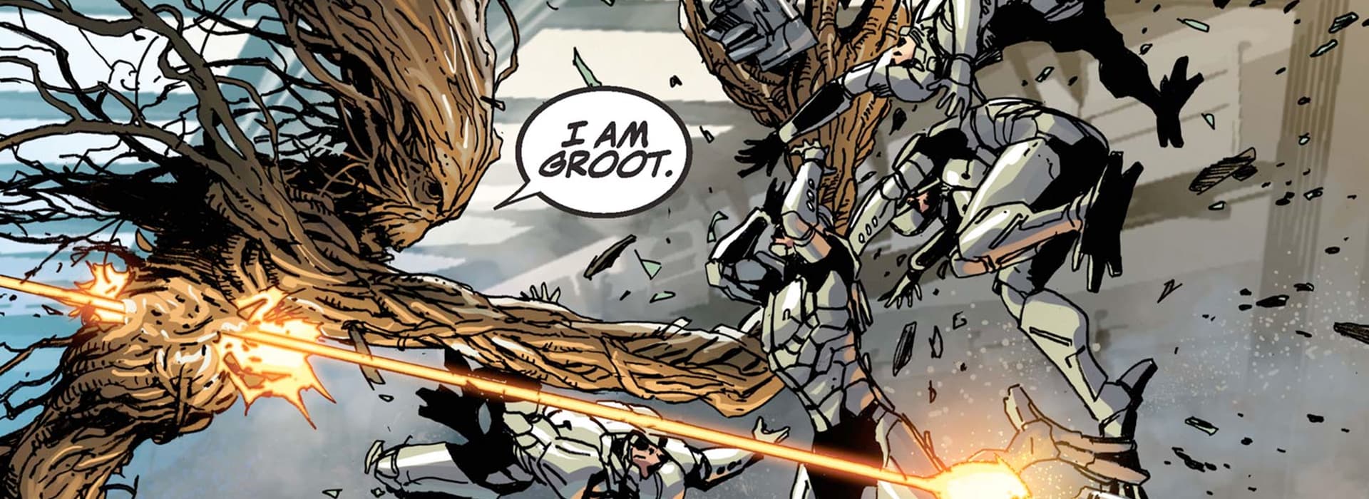 Groot In Comics Full Report Page Divider