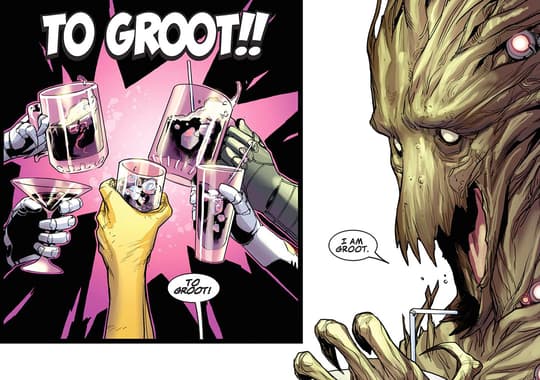 Cheers to Groot