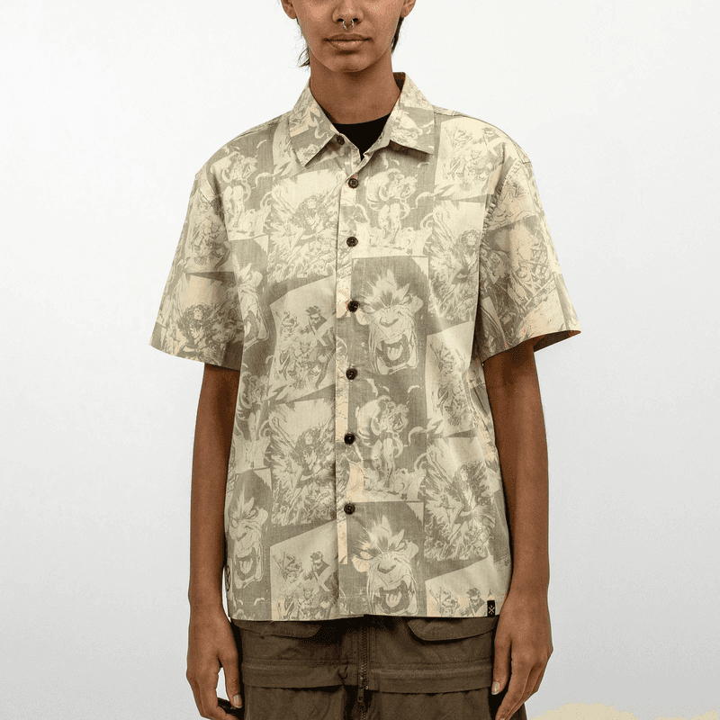 Heroes & Villains Marvel X-Men All Over Film Print Button-Down Shirt