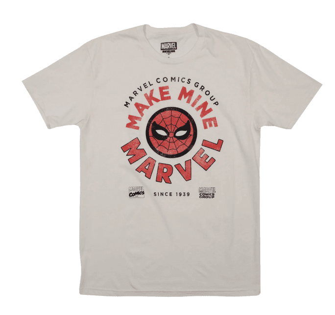Marvel Comics Vintage Spidey Natural Tee