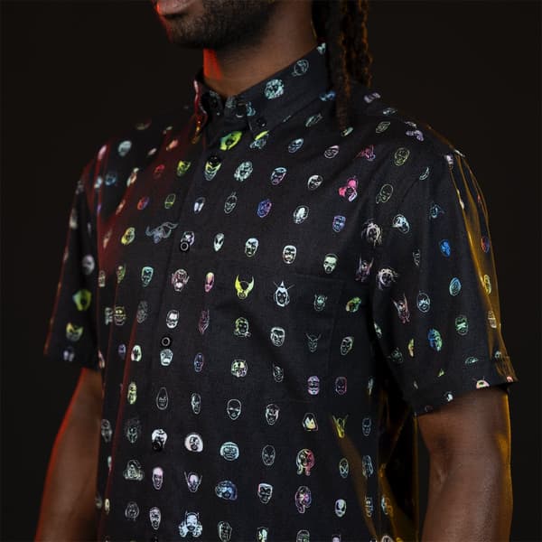 Marvel 85th Anniversary "Faces of Marvel" KUNUFLEX Short Sleeve Shirt