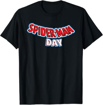 Marvel Spider-Man Day August 1 Official Logo T-Shirt