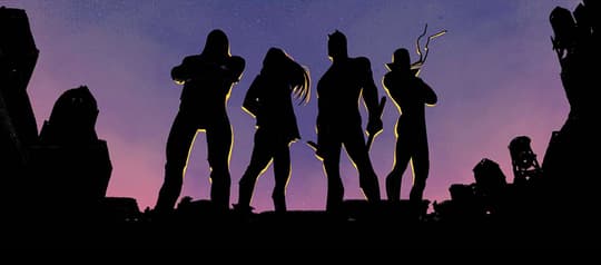 Silhouette of the Defenders