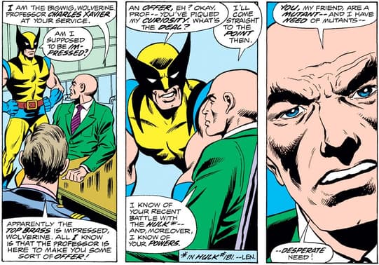 Professor X and Wolverine