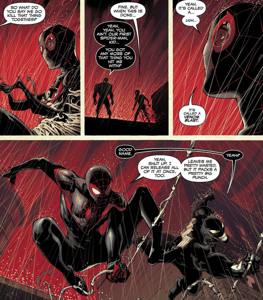 Miles teams up with Venom