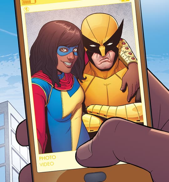 Ms. Marvel (Kamala Khan) and Wolverine