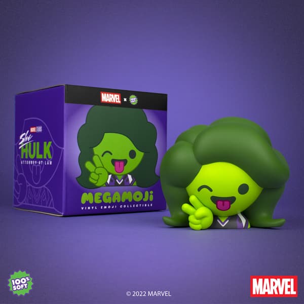 She-Hulk Megamoji / shop it <a href=https://100soft.shop/products/she-hulk-peace-megamoji-bust>here</a>
