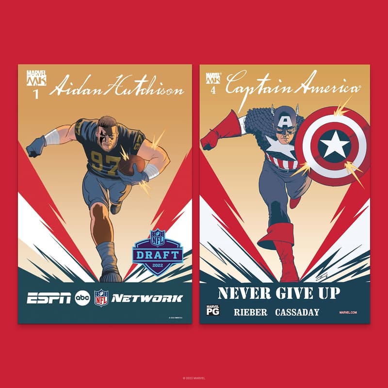 ESPN, Marvel team up to make comic book covers of NFL Draft prospects