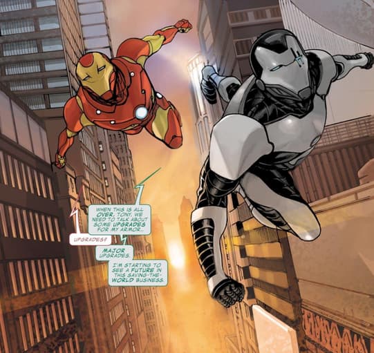 War Machine and Iron Man