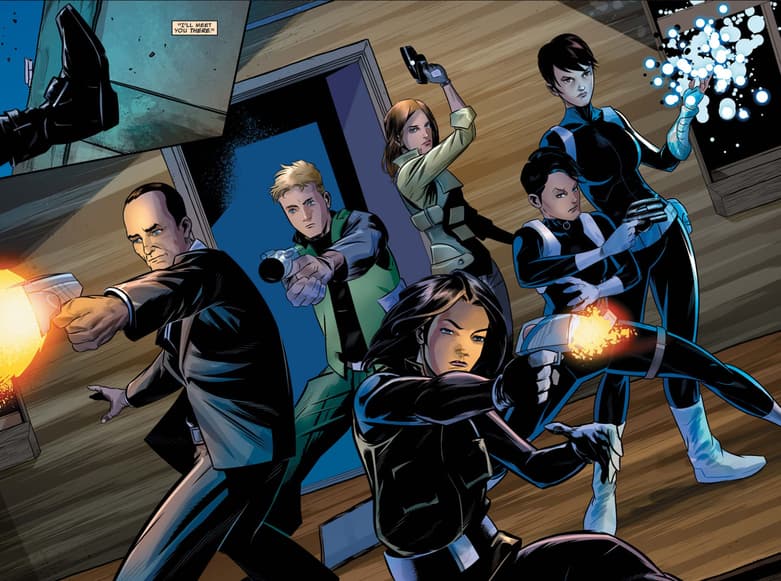 Coulson and his team springing into action