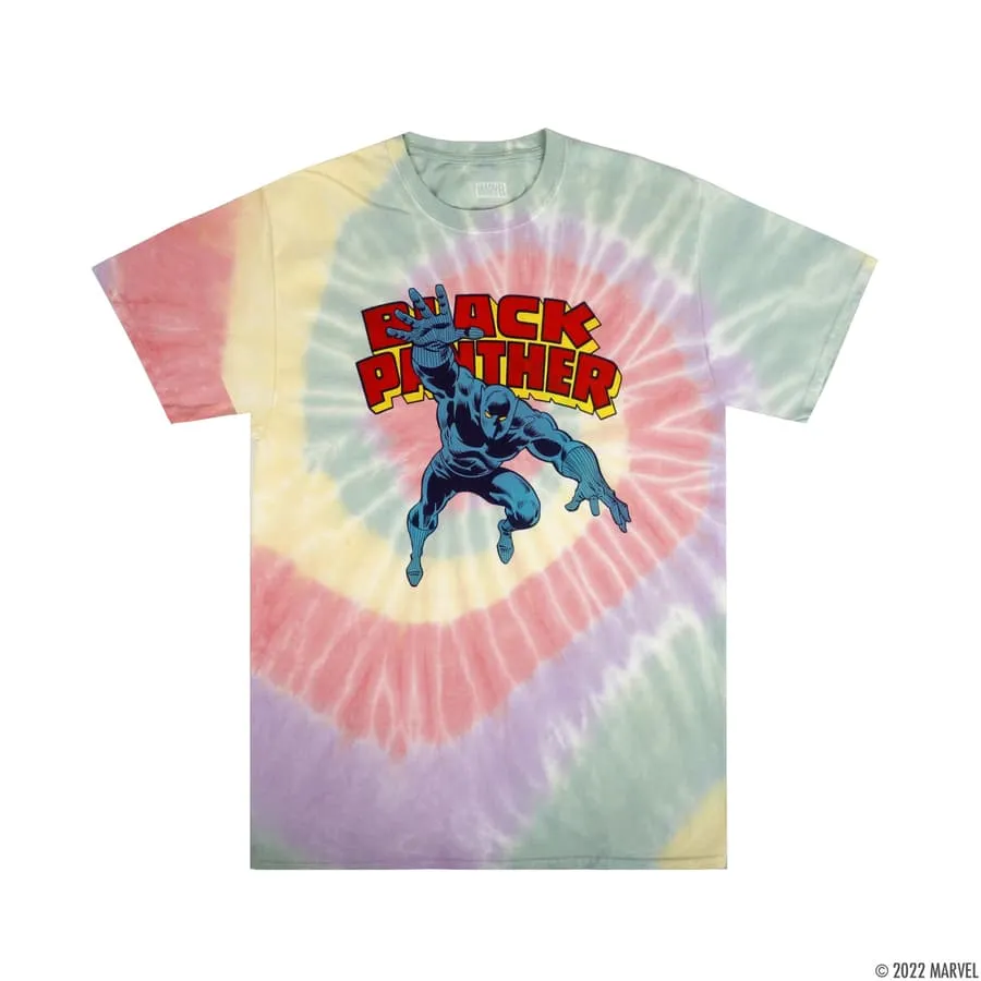 Black Panther comics t-shirt / shop it <a href=https://heroesvillains.com/products/black-panter-classic-comic-tee>here</a>