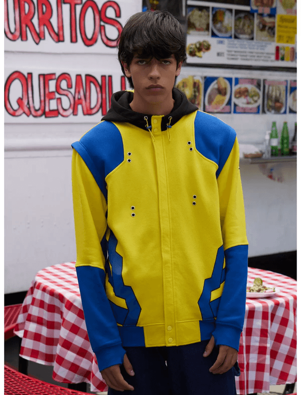 Our Universe Marvel Deadpool & Wolverine Color-Block Wolverine Hoodie