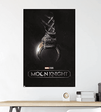 Marvel Moon Knight One Sheet / shop it <a href=https://www.amazon.com/Marvel-Moon-Knight-Teaser-Poster/dp/B09V3B84X1>here</a>
