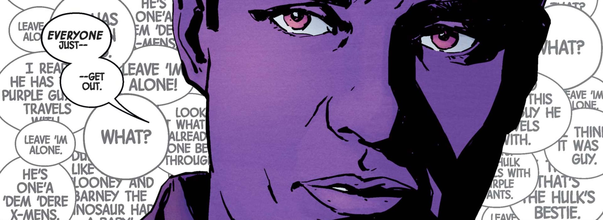 Purple Man In Comics Full Report Page Divider