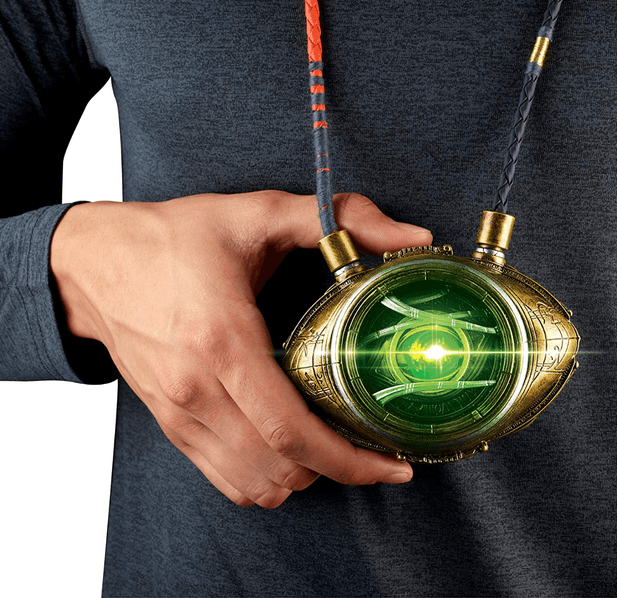 Role Play Eye of Agamotto / shop it <a href=https://www.amazon.com/stores/page/0E3EA1D7-4EFB-4A27-8AF4-56813C7B2A5F>here</a>