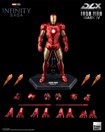 Marvel Studios: The Infinity Saga: Iron Man Mark 4 DLX Action Figure