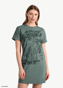 Marvel Effortless T-Shirt Dress - Marlin Blue