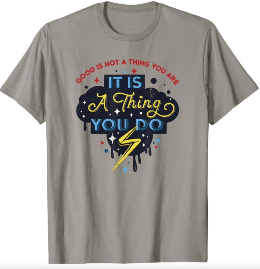 Ms. Marvel drippy quote t-shirt / shop it <a href=https://www.amazon.com/Marvel-Thing-Drippy-Quote-T-Shirt/dp/B09YSVC5S7>here</a>
