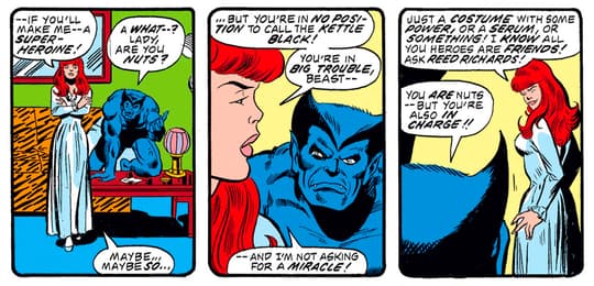 Patsy Walker and Beast