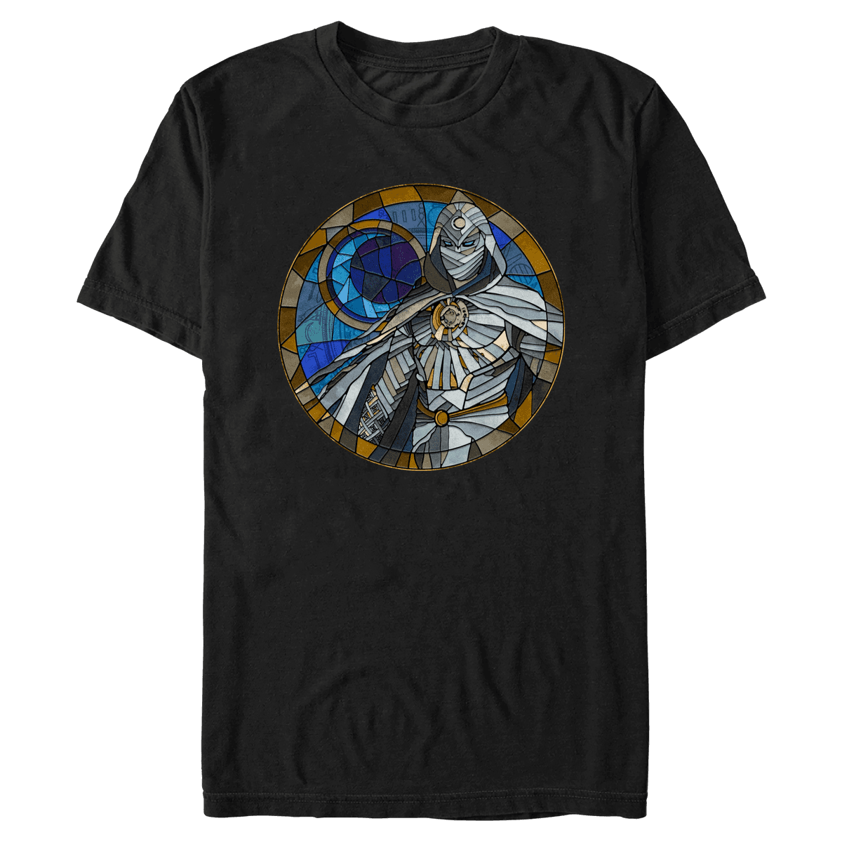 Moon Knight Stained Glass T-shirt / shop it <a href=https://www.hottopic.com/product/marvel-moon-knight-moon-glass-t-shirt/18749603.html>here</a>
