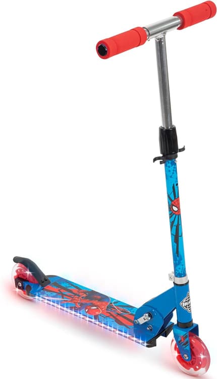 Huffy Marvel and Disney Ride On Toys for Toddlers 1-3 Boys, Tricycle for Toddlers Age 3-5, LED Light-Up Feature and More, 2 or 3 Wheel Scooters Ages 2-10, Spider-Man Toy