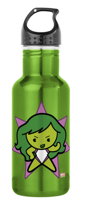She-Hulk flex waterbottle / shop it <a href=    https://www.zazzle.com/kawaii_she_hulk_flex_water_bottle-256180557215055727>here</a>