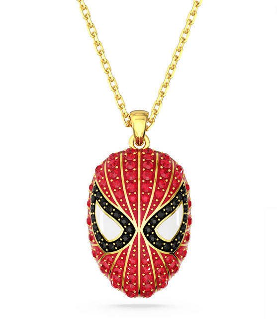 <a href="https://www.swarovski.com/en-US/p-5650576/Marvel-Spider-Man-pendant-Red-Gold-tone-plated/">SHOP IT HERE</a>
