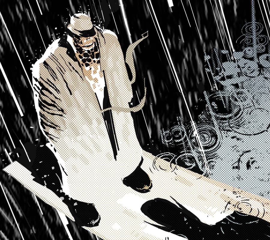 FANTASTIC FOUR: GRIMM NOIR #1 cover by Ron Garney