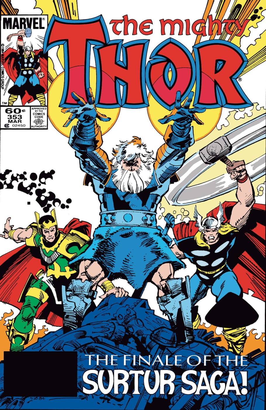 Thor (1966) #353 cover by Walter Simonson