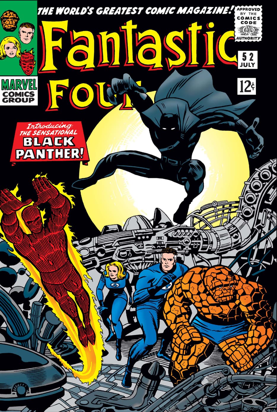 FANTASTIC FOUR (1961) #52, the first appearance of Black Panther