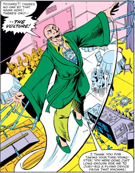 Vulture (Adrian Toomes) In Comics Powers, Enemies, History | Marvel