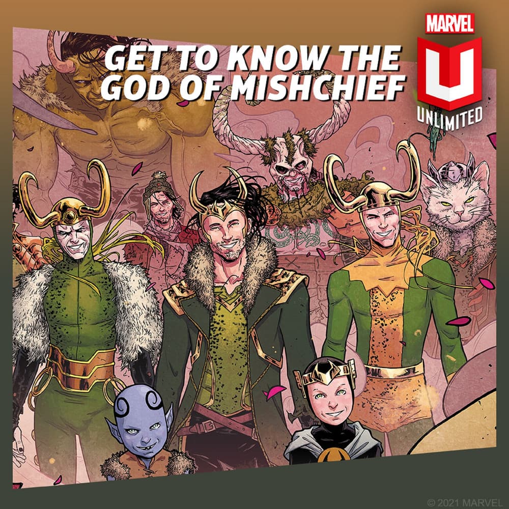 Read Loki comics on Marvel Unlimited.